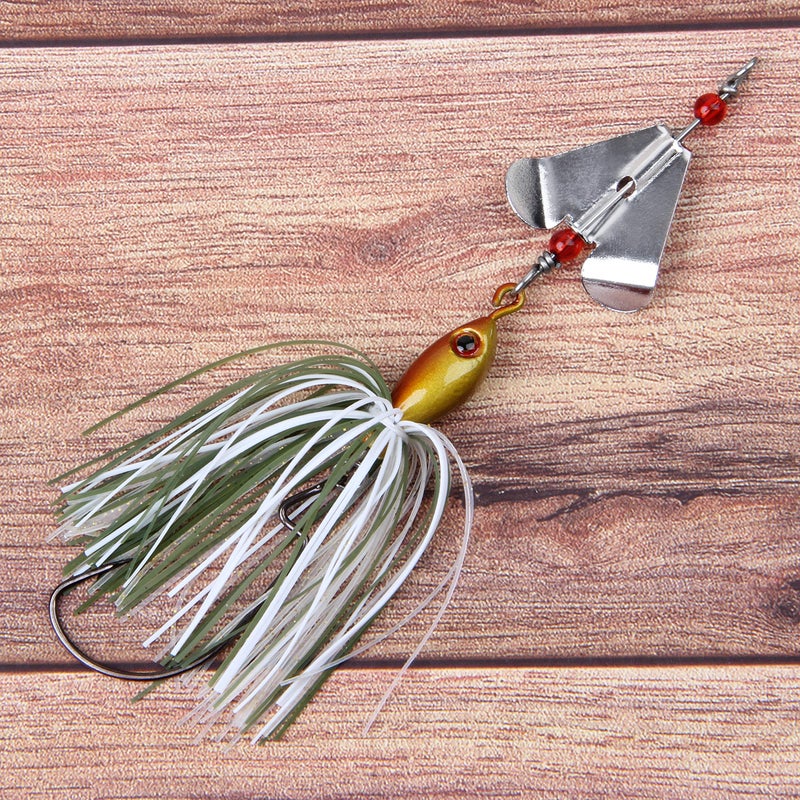 SILANON Fishing Buzzbait Lures Bass Spinnerbait Kit Buzz Bait Multicolor Swimbait Metal Jig Lure for Bass Pike Trout Fishing - Image 5